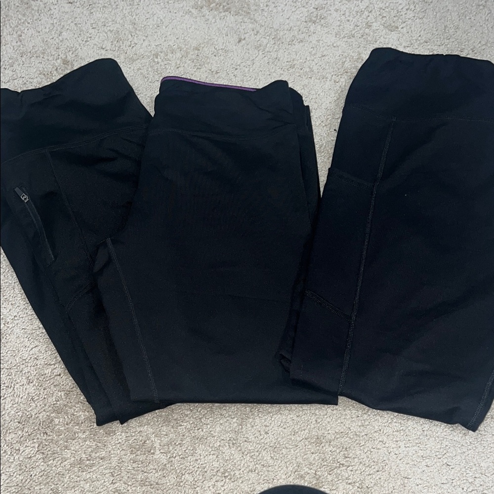 Calvin Klein Black  SO Leggings Trio